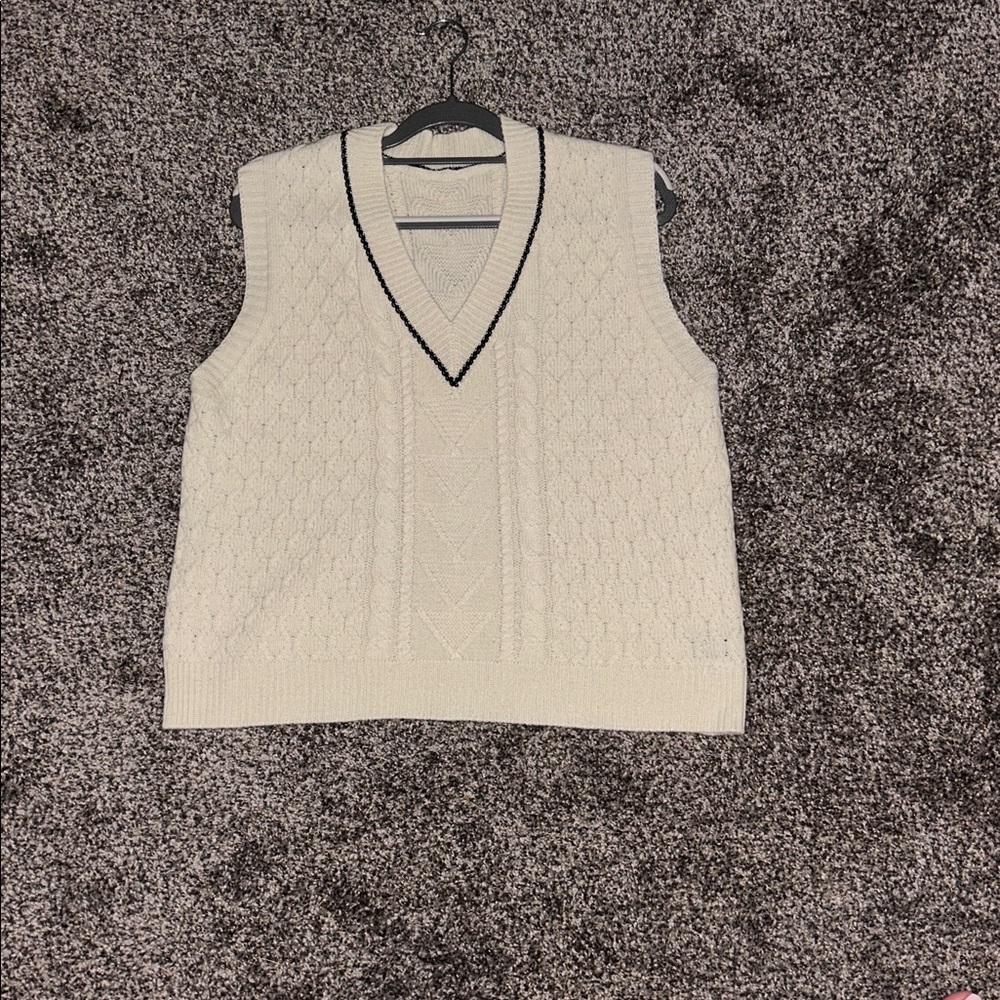 SHEIN Cream Knitwear